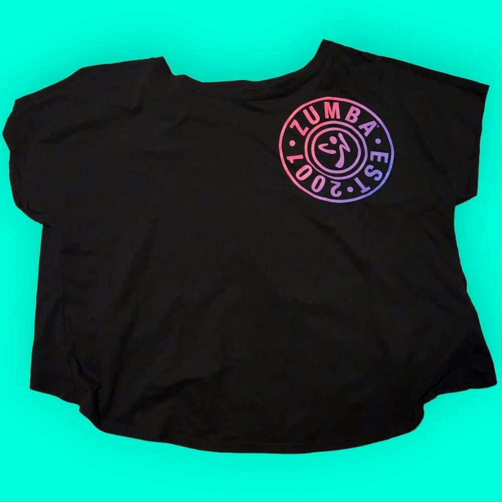 Zumba ladies half shirt